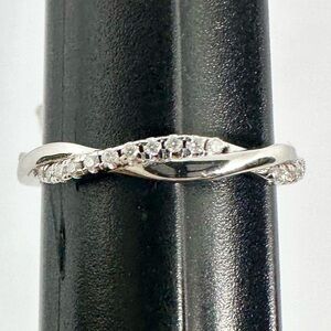 Moissanite Wedding Band Twisted Ring Anniversary GRA Certified 925 18K